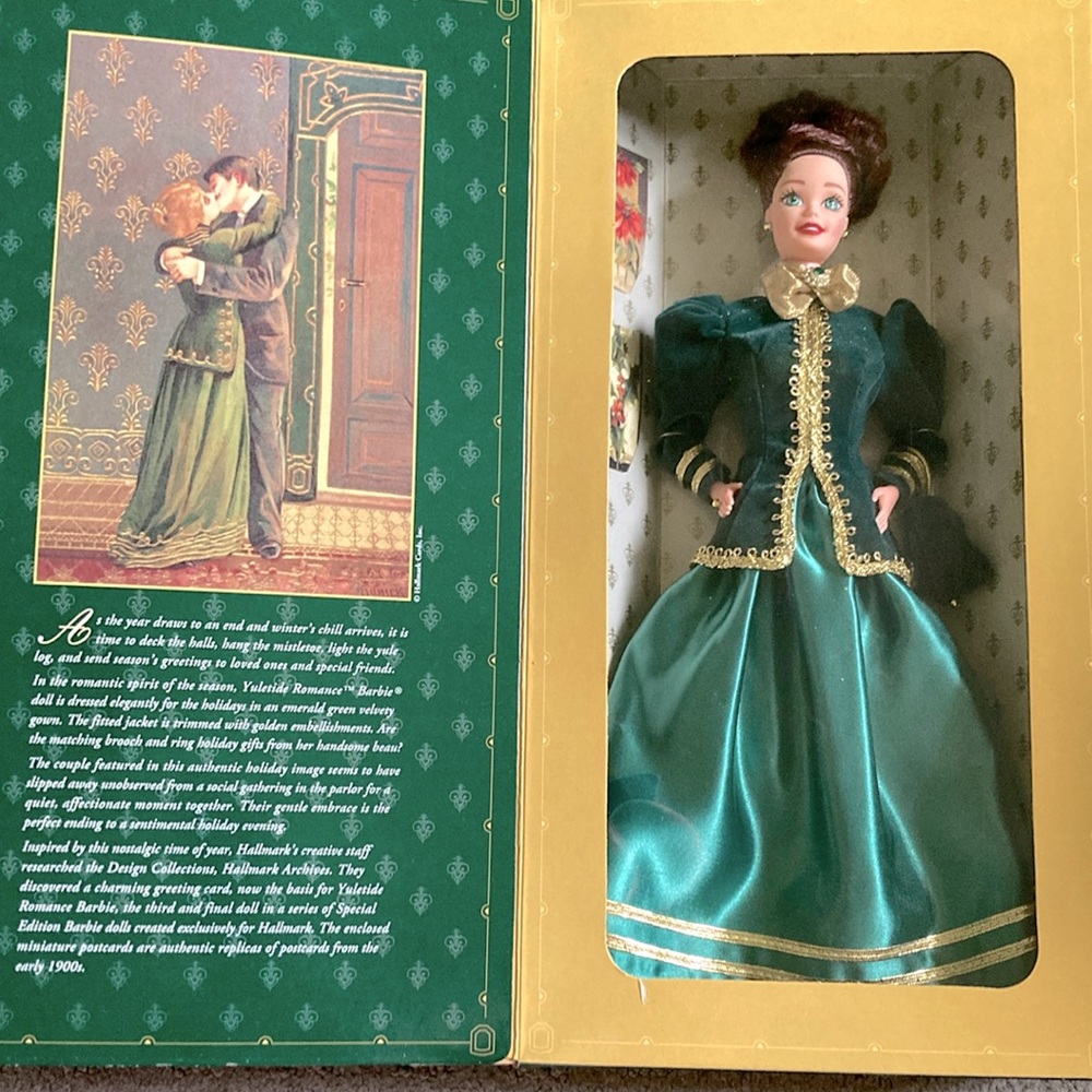 NIB Vintage 1996 Yuletide Romance Barbie doll.